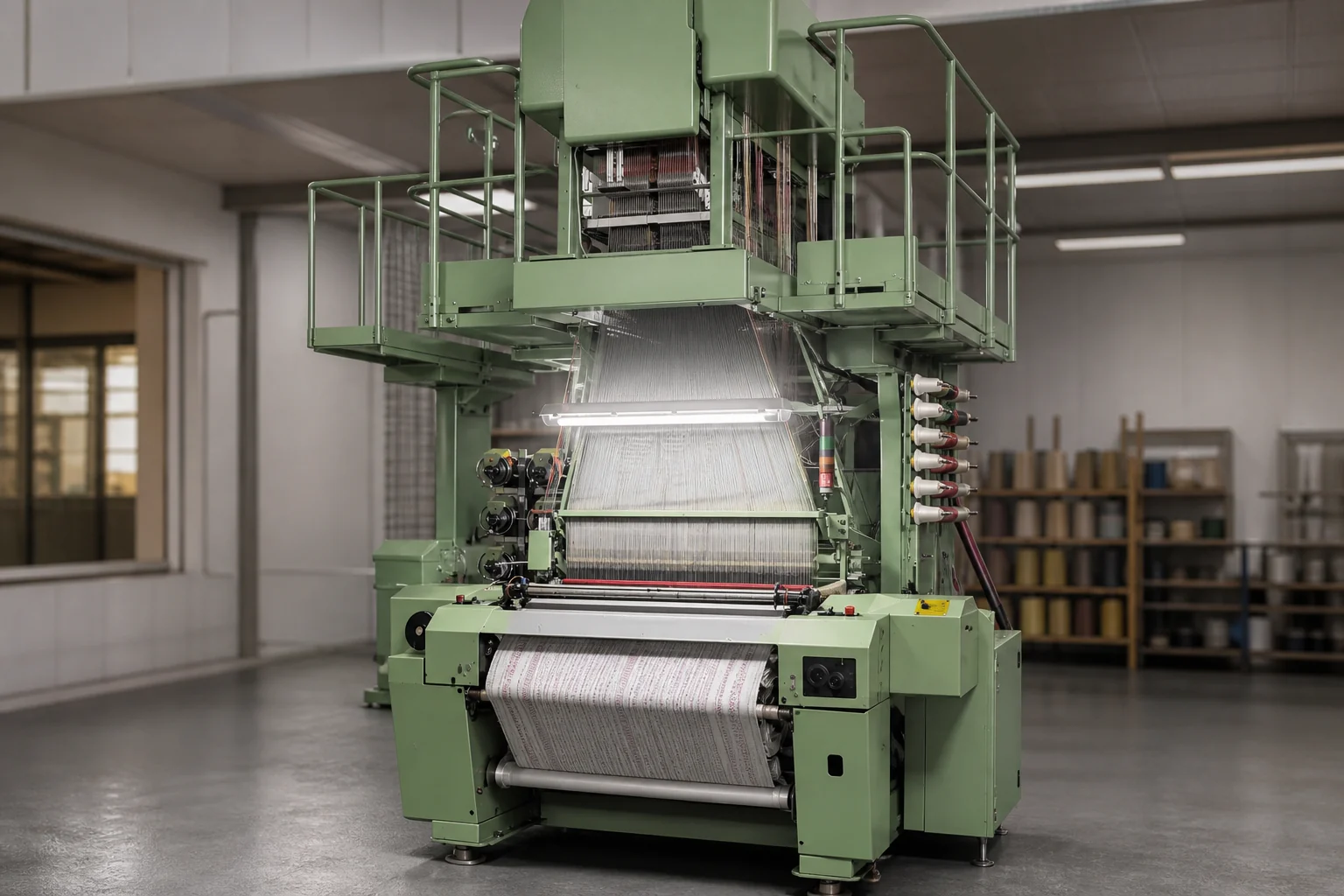 Muller MBJ3 jacquard woven-label loom