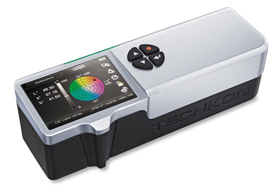 TECHKON spectrometer used for print density and color measurement