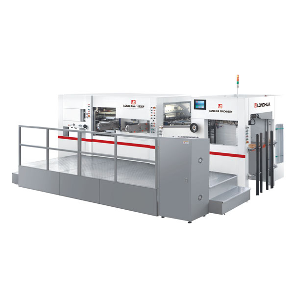 Automatic die cutting press used for high-volume shaped output