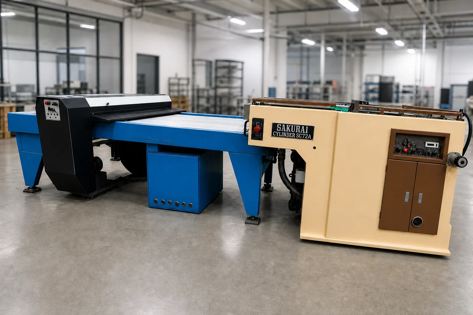 Sakurai SC72A specialty printing and finishing press