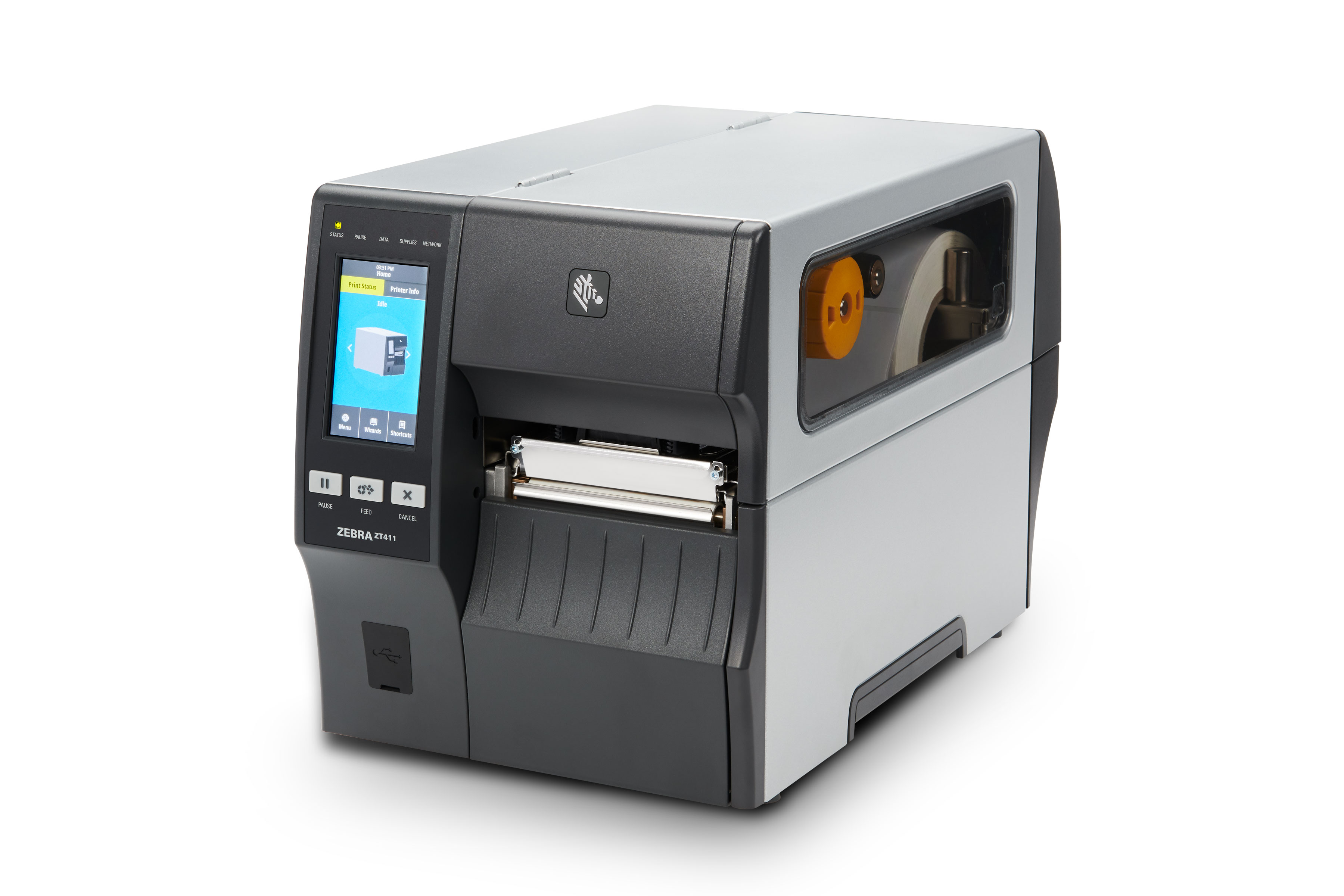 Zebra ZT400-series industrial thermal label printer